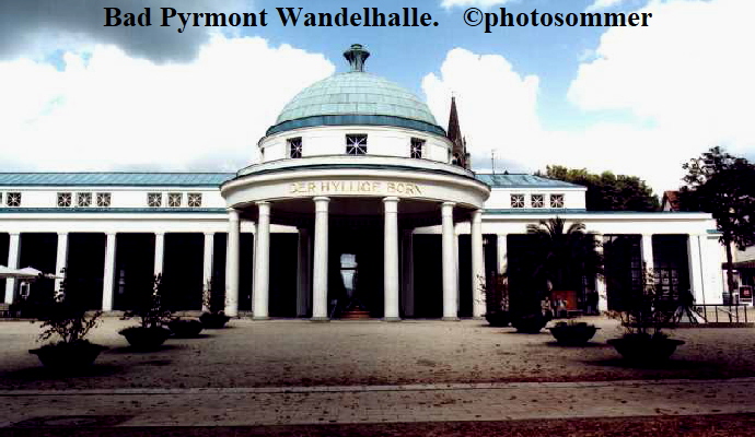 Bad Pyrmont Wandelhalle.   photosommer