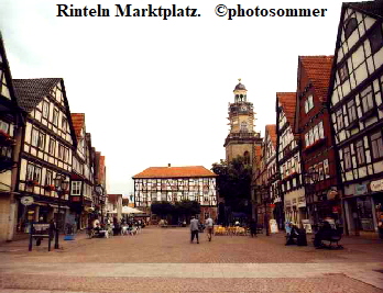 Rinteln Marktplatz.   photosommer