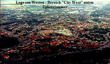 Lage von Westen : Bereich 
