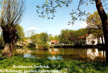 Brokhausen Dorfteich 
Ri. Rektenstr. gesehen.photosommer