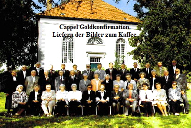 Cappel Goldkonfirmation.
Liefern der Bilder zum Kaffee.