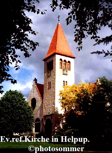 Ev.ref.Kirche in Helpup.           
photosommer