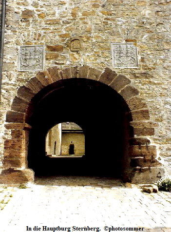 In die Hauptburg Sternberg.  photosommer