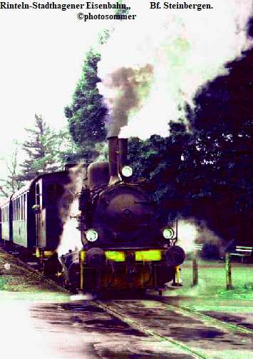 Rinteln-Stadthagener Eisenbahn,,         Bf. Steinbergen.
photosommer