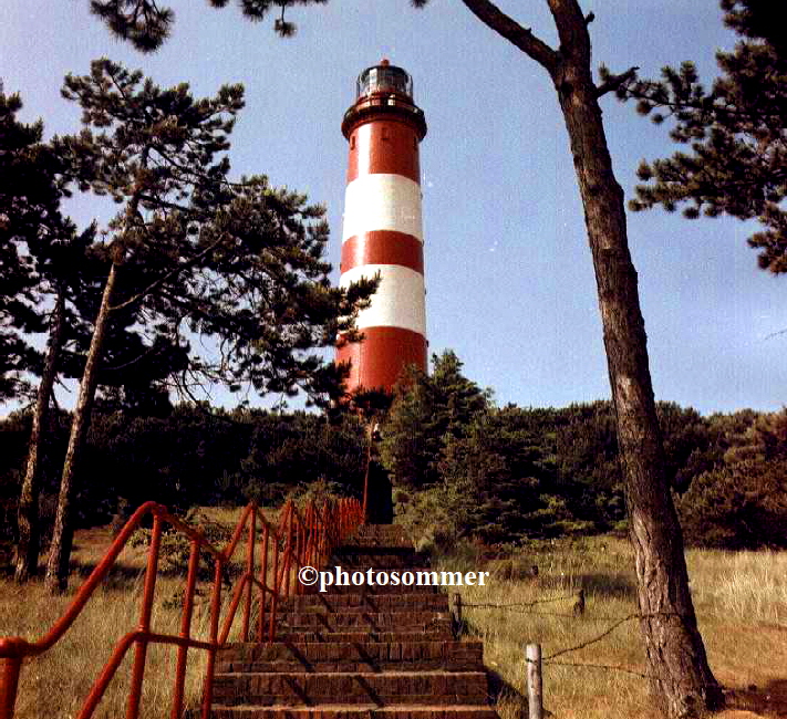 Amrum Leuchtturm 1966 : Aufnahme mit Hasselblad 60 mm.