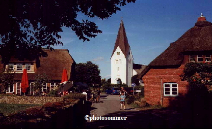 Amrum:Nebel, Hwjaat mit Eisdiele 2001.