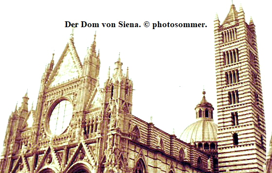 Der Dom von Siena.  photosommer.