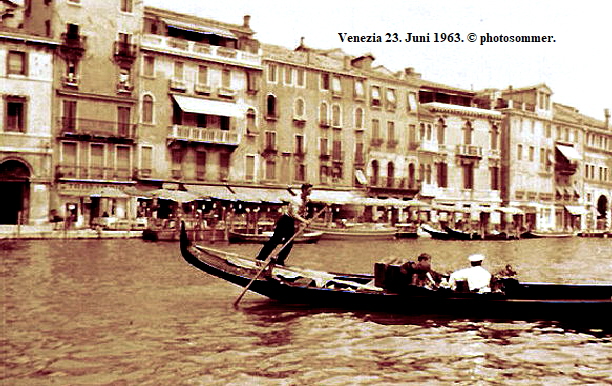 Venezia 23. Juni 1963.  photosommer.