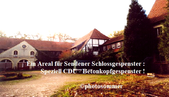 Ein Areal fr Sendener Schlossgespenster :
                          Speziell CDU - Betonkopfgespenster !

                                                   photosommer