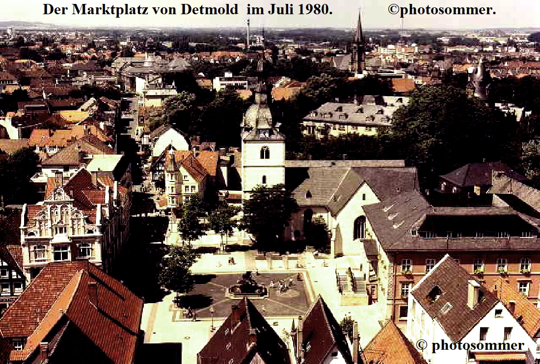 Der Marktplatz von Detmold  im Juli 1980.              photosommer.

















                                                                                                   
                                                                                                       photosommer