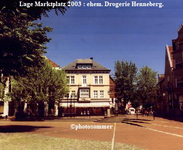 Lage Marktplatz 2003 : ehem. Drogerie Henneberg.















photosommer